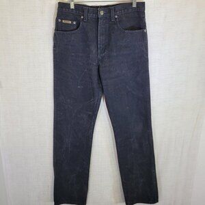 Resistol Rodeo Gear Jeans Mens 30x32 Black Denim Pants 100% Cotton Western Style